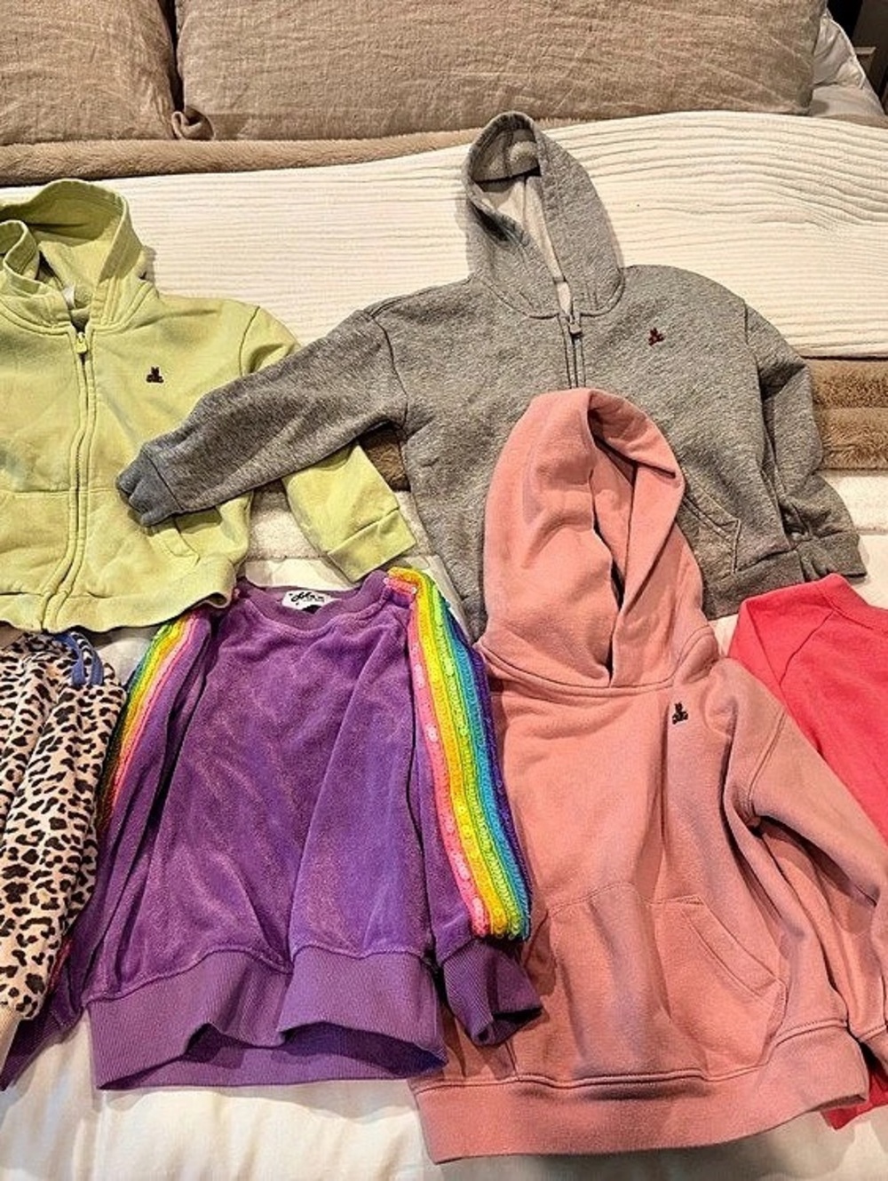 Gap Kids Sweatshirt & Hoodie Bundle Pink & Gray